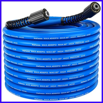 #ad Flexible Pressure Washer Hose 25FT X 1 4quot; Kink Resistant Max 4000 PSI Power ... $28.79