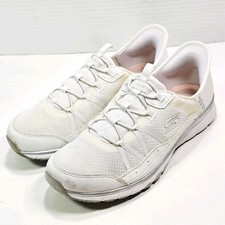 Skechers Womens 7.0 M Gratis Sport Sneakers Hands Free Slip-ins White