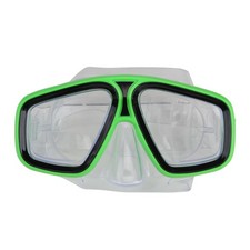 Laguna Recreational Swim Mask With Nose Piece - 6.25" - Lime Green