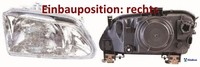 Abakus 551-1121R-LD-EM Hauptscheinwerfer Rechts Scheinwerfer FüR Renault