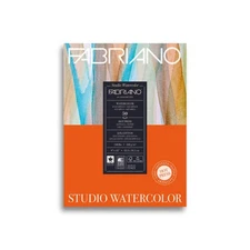 Fabriano Studio Watercolor Pad, Hot-Press, 9 x 12, 140 Office Product