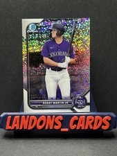 2022 Bowman Chrome Robby Martin Jr. #BCP-43 Speckle Refractor /299