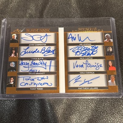 2024 Leaf History Book Pop Culture - Black Book 8 Auto HORROR