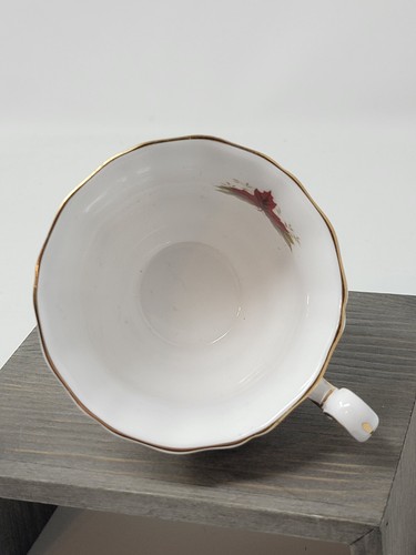 Vintage Ridgway Royal Adderley Maple Leaf Tartan England Cup & Saucer - Picture 8 of 9