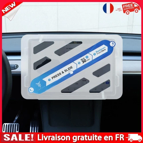 Protecteur d'écran en verre trempé transparent pour Tesla Model 3 Model Y (mat)