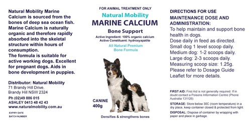 WONDER JOINT CALCIUM FISH BONE Supplement for Dogs 400g - Max bio-availability - Picture 2 of 3