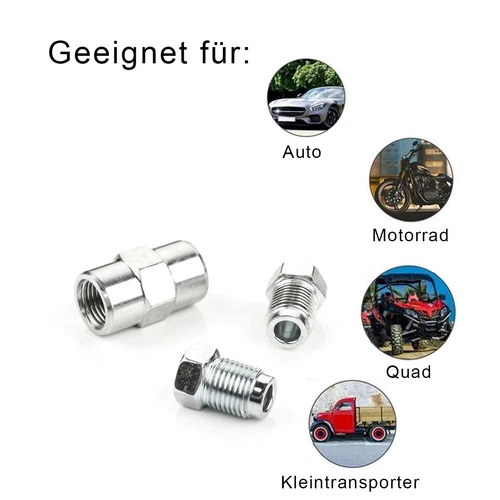 Bördelgerät 10m Bremsleitung Bremsrohr Stahl 4,75mm Verschraubungen Verbinder DE - Bild 24 von 24