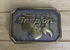 Vintage Snap On Tools Belt Buckle BTS SPP-513 Solid Brass MADE IN USA Men Women