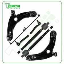 8pcs Front Control ArmsTie Rod Ends Suspension Kit For 2007 - 2013 Toyota Yaris