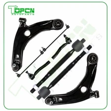 8pcs Front Control ArmsTie Rod Ends Suspension Kit For 2007 - 2013 Toyota Yaris