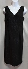 CALVIN KLEIN Women’s Sleeveless Size 4  Black Cocktail Sparkling