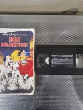 101 Dalmatians (VHS, 1992) Disney Movie Rated G  Clamshell Case 