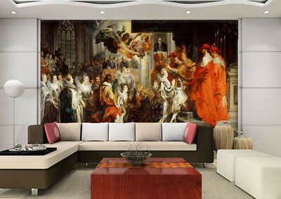 3D Crowned Queen 1489NA Wallpaper Wall Mural Removable Self-adhesive Fay