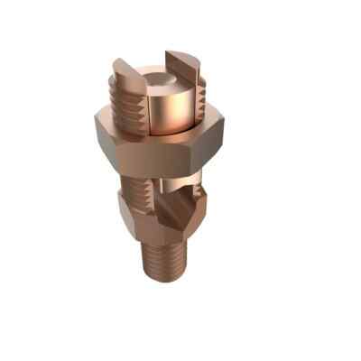 Burndy K2C25 Grounding Connector, Cable To Flat, 2-1/0 Awg/2-2/0 Awg