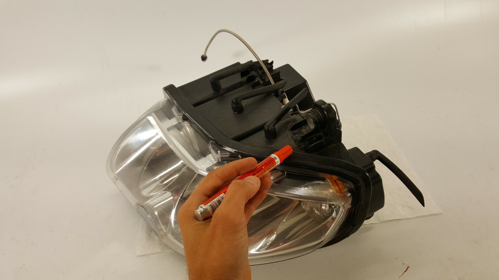 2004-2008 MASERATI QUATTROPORTE HEADLIGHT DRIVER LEFT LAMP HID XENON 04-08 OEM