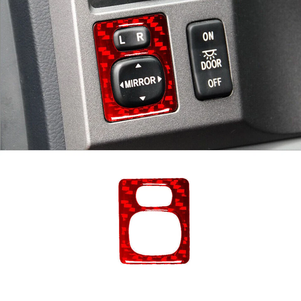 29 шт красный углеродного волокна интерьера полный комплект отделки для Toyota Tundra 2007-2013 - Изображение 3 из 4