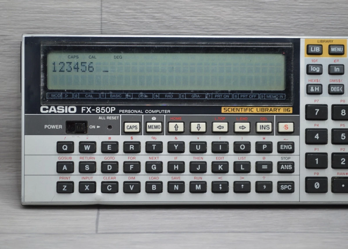 Casio 2025 fx 850p