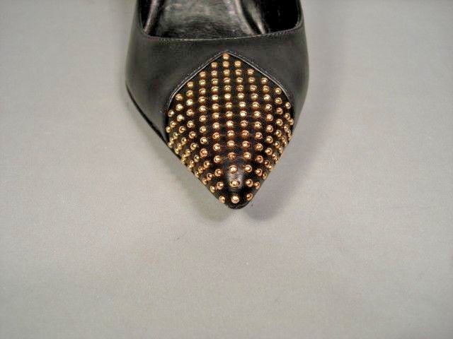 DÉCOLLETÉ CLASSICHE SAINT LAURENT YSL 37 7 BORCHIE PUNTA NERA IN PELLE PUNTA NUOVA