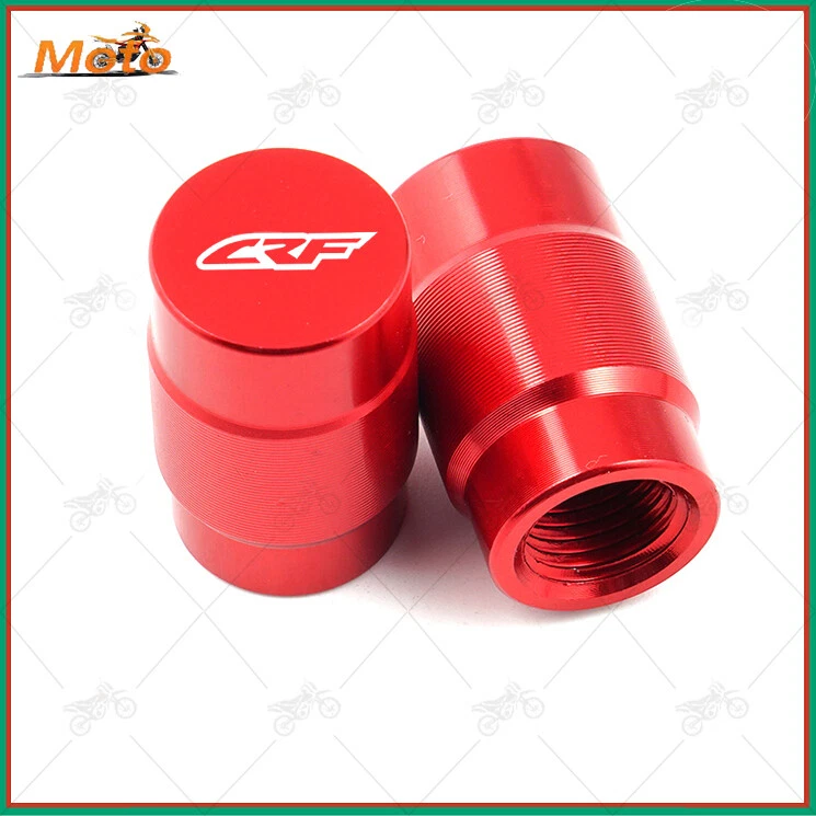 Tyre Valre Air Port Stem Cover Caps For Honda CRF250R CRF450R CRF250X CRF450X Foto 2 de 3