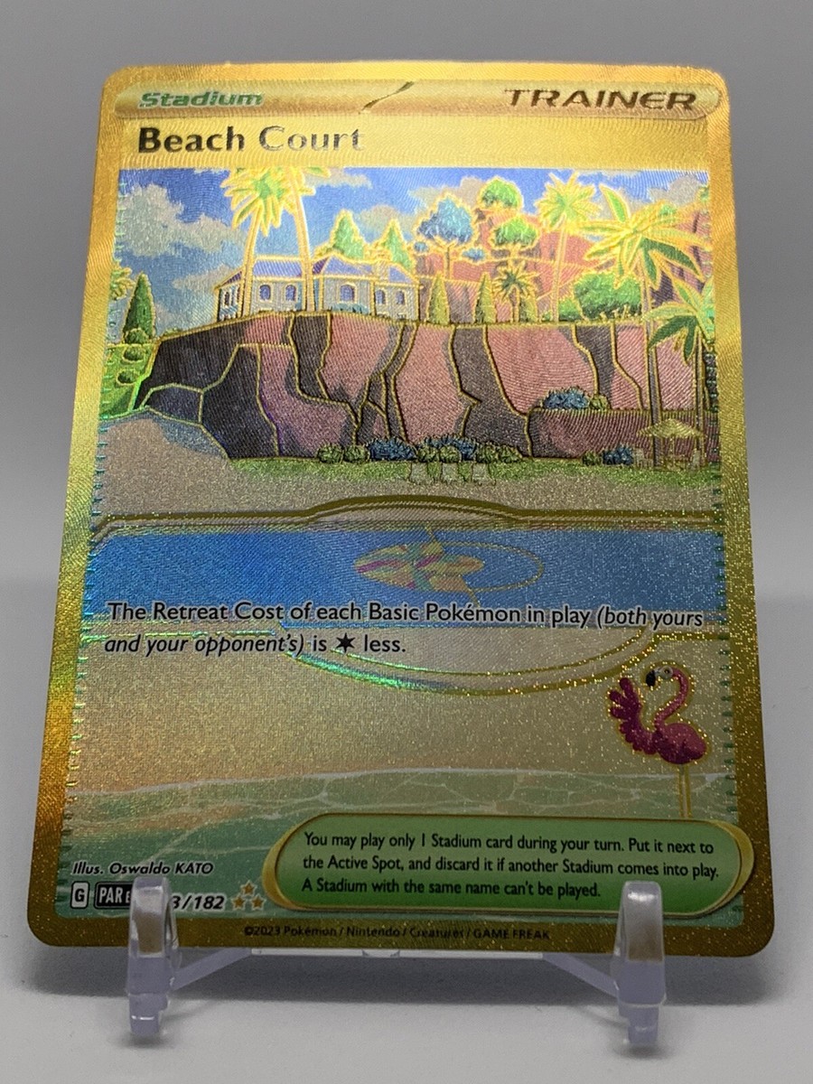 Pokémon TCG Beach Court Paradox Rift 263/182 Holo Hyper Rare | eBay