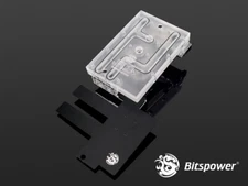 Bitspower BRAGI MIX99 Nickel Plated Full-Covered-Block (Clear)