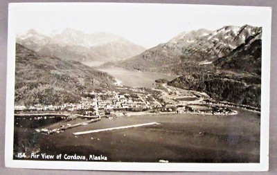 1930's Air View of CORDOVA ALASKA #154 RPPC real photo postcard | eBay