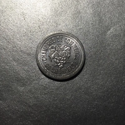 5 CENTIMES 1921 1924 CHAMBRE DE COMMERCE DE L'HERAULT FRANCE MONNAIE ALUMINIUM. - Photo 1/2