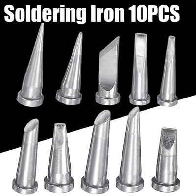 Professional 10Pc Soldering Iron Tip Set for Weller Soldering Stations