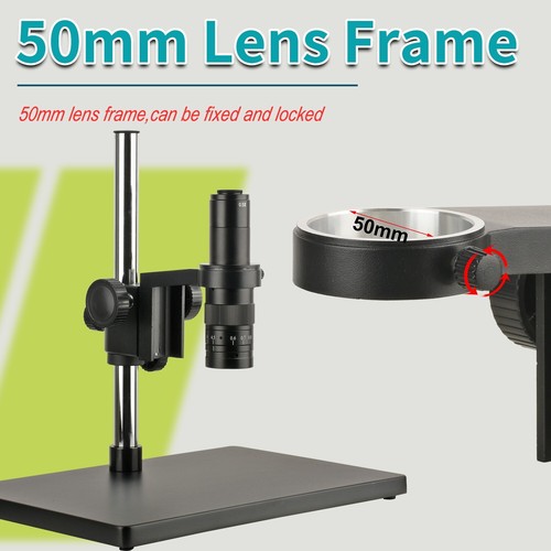 20X-153X HD Microscope 0.6X-4.5X Continuous Zoom Lens Large Platform Bracket - Picture 6 of 12