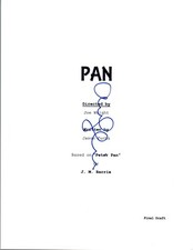 Amanda Seyfried Signed Autographed PAN Full Movie Script COA VD
