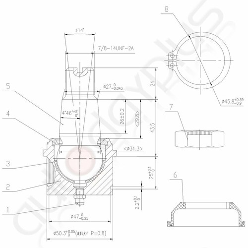 For DODGE RAM 3500 2500 Front Tie Rod Ball Joint Stabilizer / Sway Bar Kit x13 - Picture 5 of 12