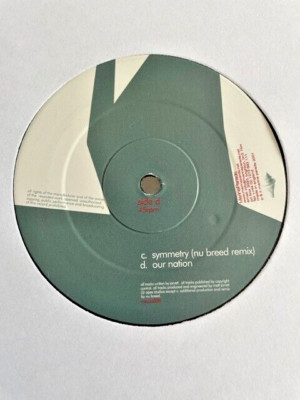 Apex - Symmetry Nu Breed Remix / Our Nation 12'' Breaks Vinyl 2001 Breakbeat