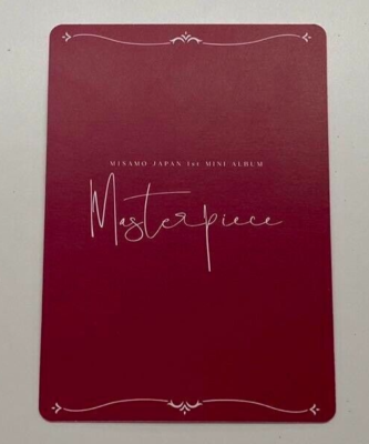 MISAMO SANA Masterpiece Lucky draw official photocard JAPAN