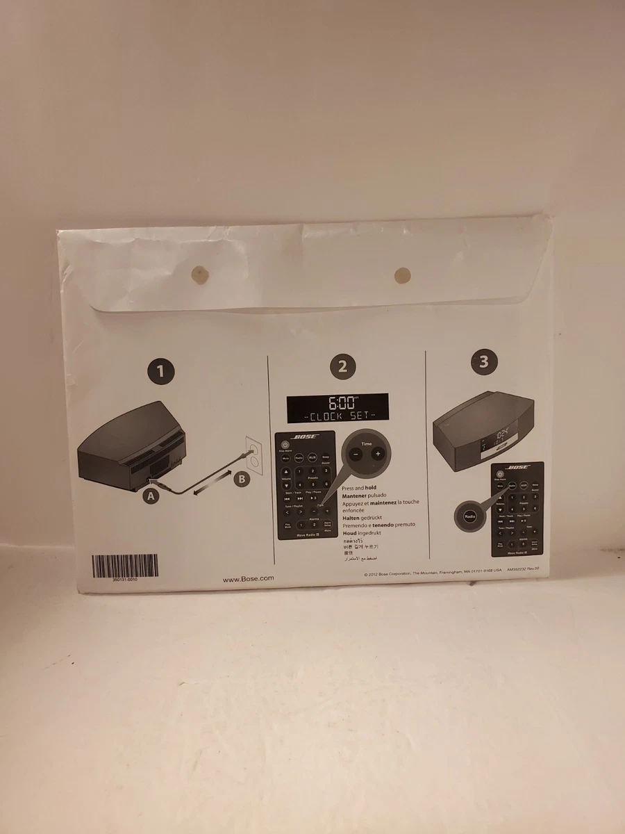 Empfangsmaschine Verstehen Tatsache bose wave radio iii manual Verdunkeln Telemacos Hammer