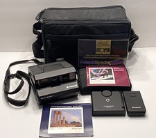 POLAROID SPECTRA SE SYSTEM Instant Film Camera w/ Transmitter-Receiver and Case