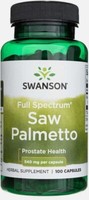(Einheit/0,10€) Swanson Saw Palmetto (SäGepalme) 450 Mg - 100 Kapseln D/S