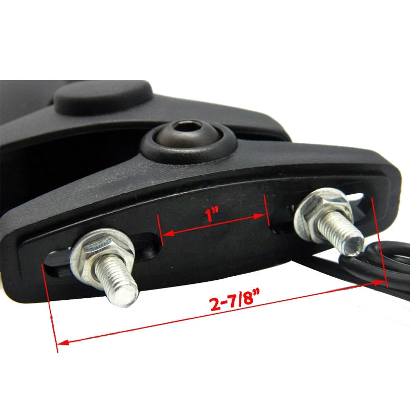 Espejos retrovisores LED de carreras para motocicletas para Yamaha FZR 1000 YZF600 R6 FZ6R MT Foto 3 de 4