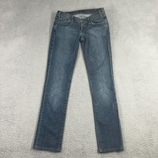Citizens of Humanity Avedon Low Waist Stretch Skinny Leg Women's Blue Jeans 28