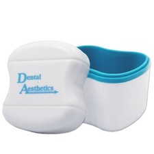 Denture Bath ~ Dental Appliance Box Storage Case, Cleaning False Teeth Retainers