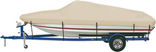 Icover Trailerable Boat Cover- 17'-19' 800D Water Proof Heavy Duty, Fits V-Hull,