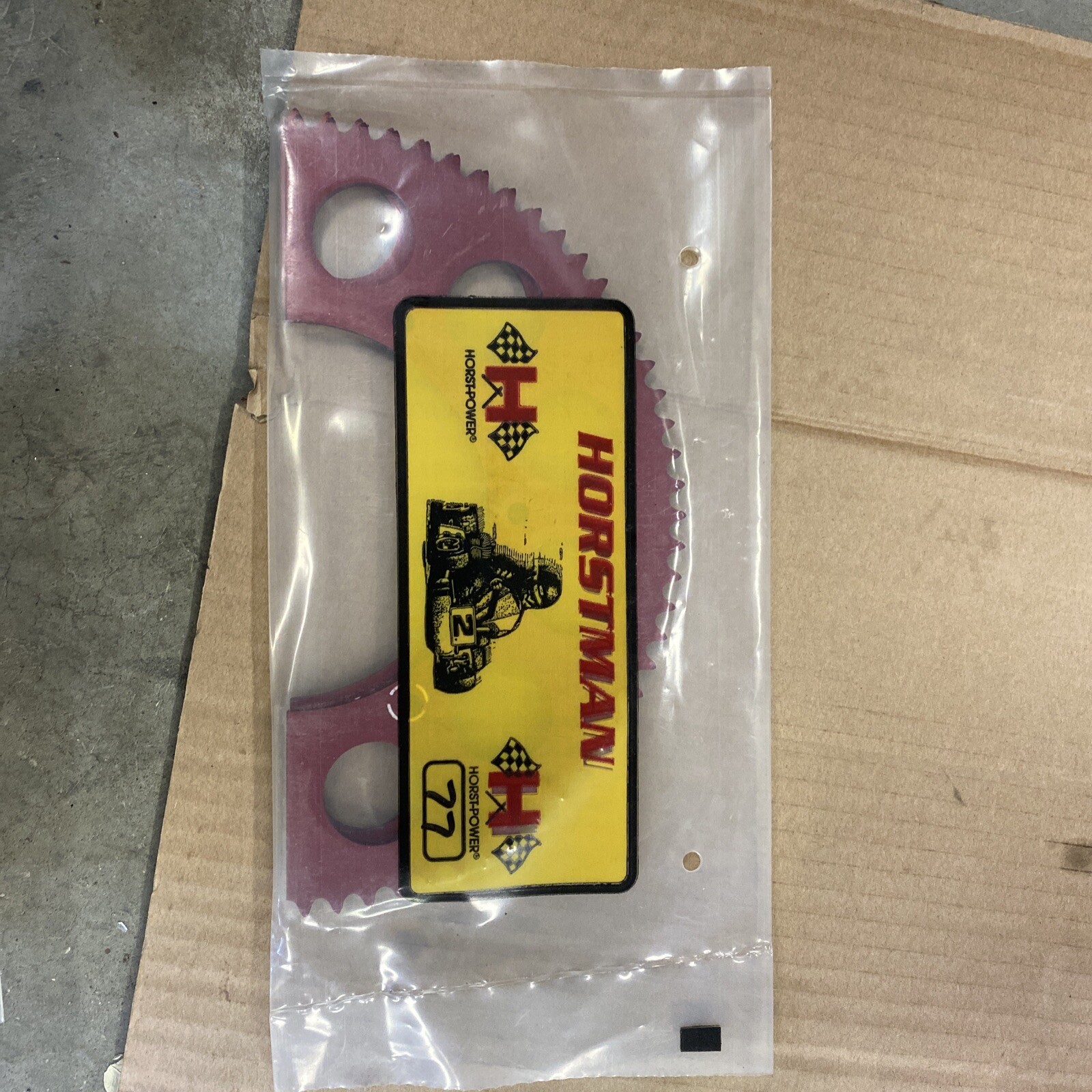 Brand new Horstman 35 chain 77 tooth go kart racing sprocket gear