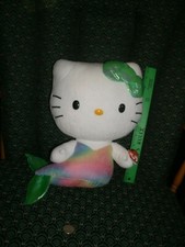 Ty Beanie Buddy HELLO KITTY MERMAID 12" tall MWMT Retired HTF Sanrio