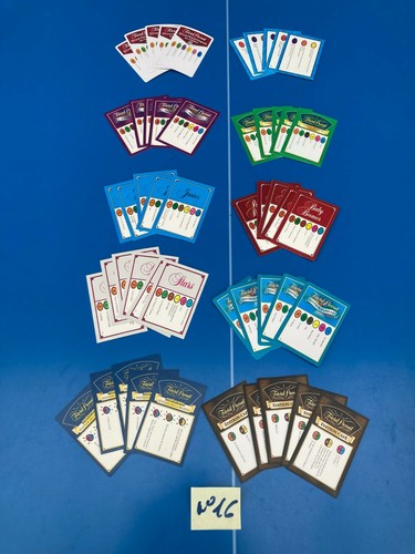 Lot De 50 Cartes Trivial Pursuit Edition Famille - 300 Questions - Jeu D'occasion Parker