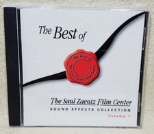 SOUND IDEAS THE BEST OF SAUL ZAENTZ CENTER SFX SOUND EFFECTS SAMPLES 1 CD VOL. 1