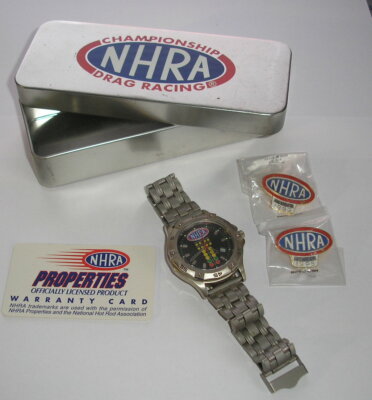 NHRA Drag Racing Armbanduhr Nr.494,1998.1999 Mitgliedsnadel