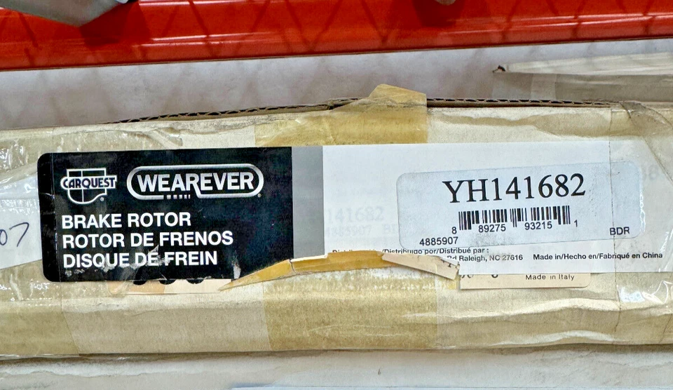 Rotor de freno Carquest Wearever YH141682 se adapta a 83-87 Saab 900 Foto 2 de 2