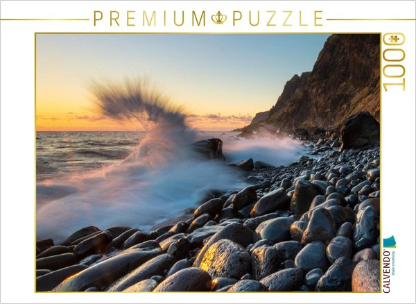 Calvendo Puzzle Abendstimmung Bei Jardim Do Mar 1000 Teile Puzzle Quer | 1000 Te-image