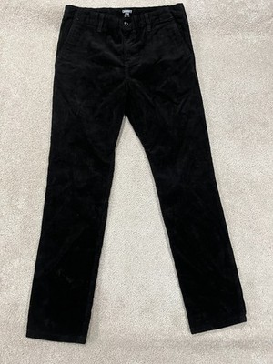 Carhartt Pants Mens 32x32 Wip Work In Progress Black Corduroy Chino Club