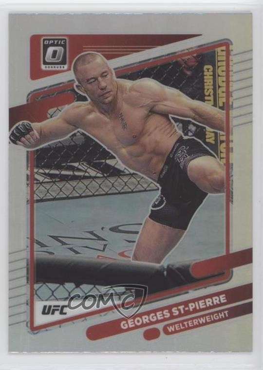2022 Panini Donruss Optic UFC Holo Prizm Georges St-Pierre #57 5jq