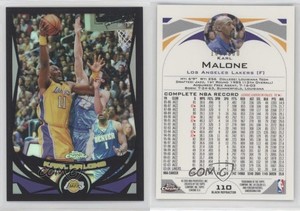 2004-05 Topps Chrome Black Refractor /500 Karl Malone #110 HOF